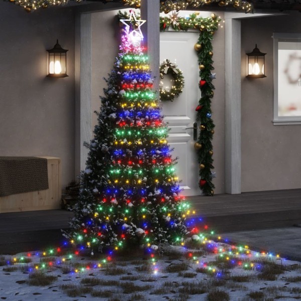 Luces para árbol de Navidad 320 LEDs de colores 375 cm