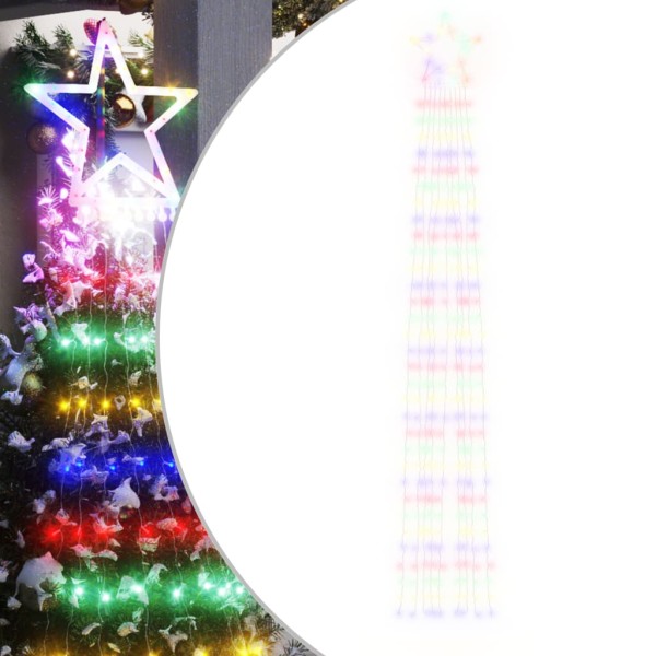 Luces para árbol de Navidad 320 LEDs de colores 375 cm