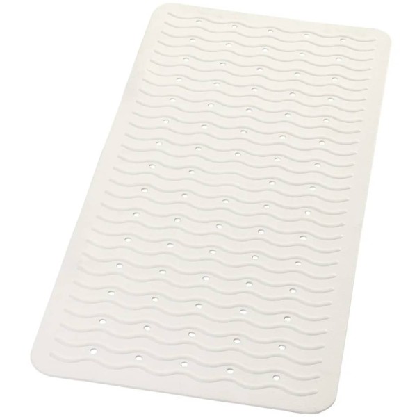 RIDDER Alfombrilla de baño antideslizante Playa 80x38 cm blanco