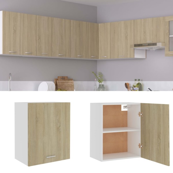 Armario colgante cocina contrachapada color roble 50x31x60 cm