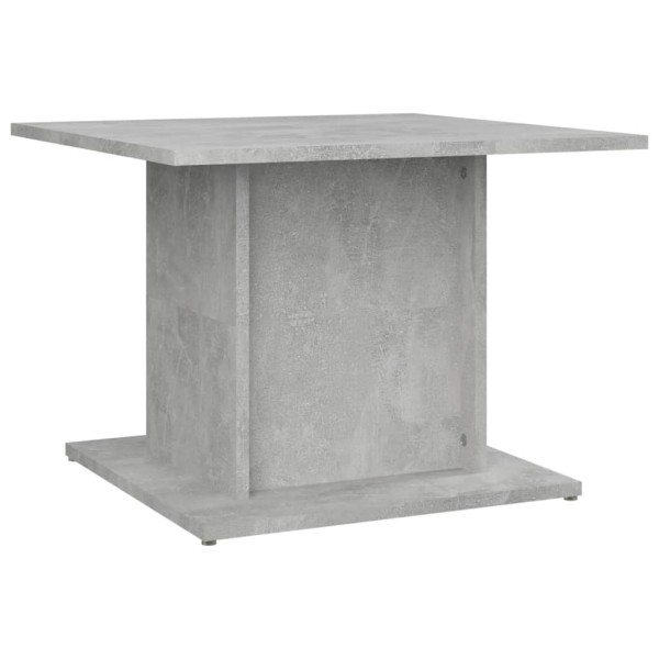 Mesa de centro de aglomerado gris hormigón 55,5x55,5x40 cm