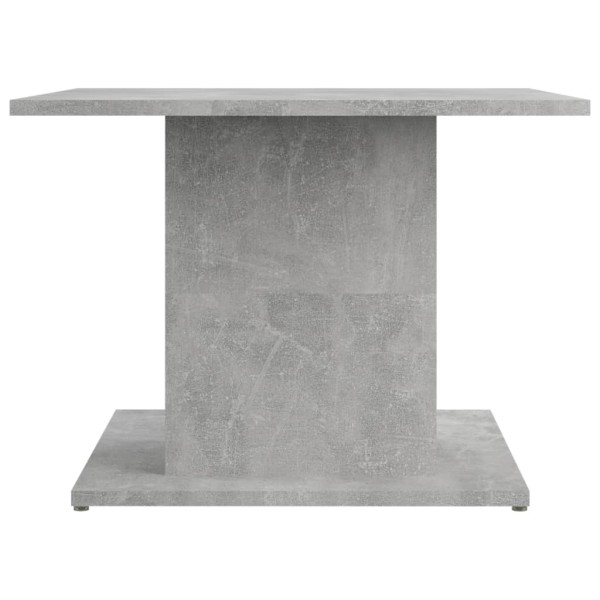 Mesa de centro de aglomerado gris hormigón 55,5x55,5x40 cm