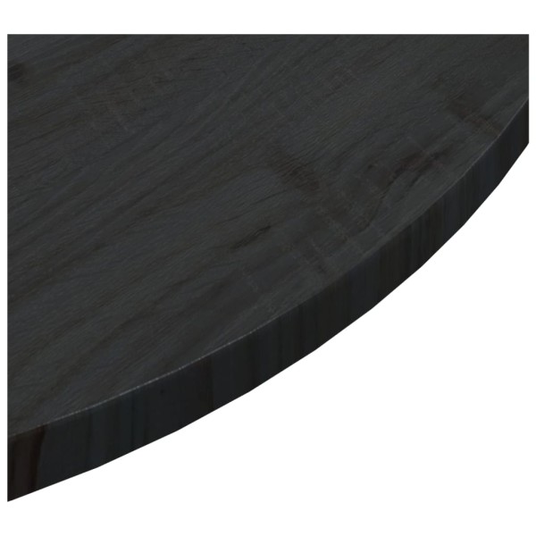 Superficie de mesa madera maciza de pino negro Ø90x2,5 cm