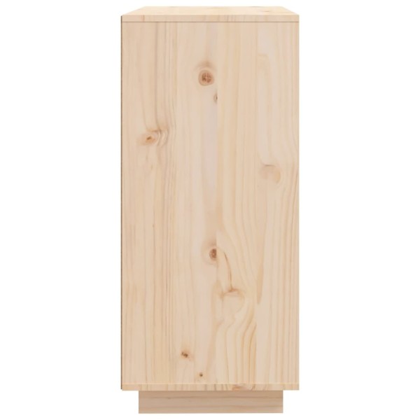 Aparador de madera maciza de pino 60x35x80 cm