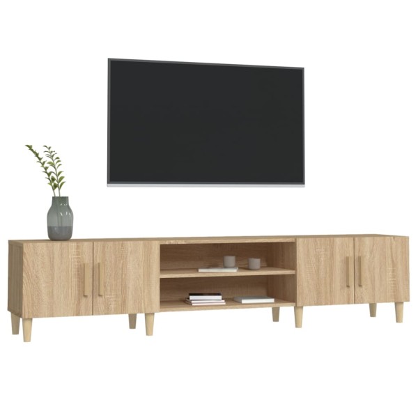 Mueble para TV madera contrachapada roble Sonoma 180x31,5x40 cm