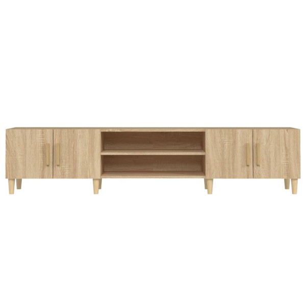 Mueble para TV madera contrachapada roble Sonoma 180x31,5x40 cm