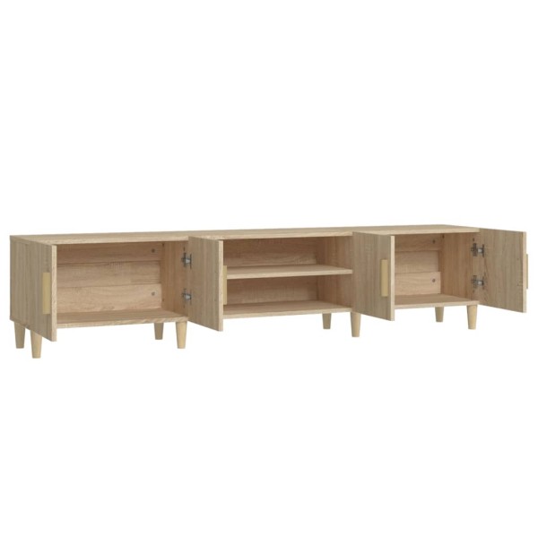 Mueble para TV madera contrachapada roble Sonoma 180x31,5x40 cm