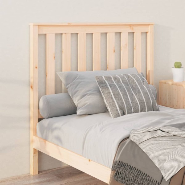 Cabecero de cama madera maciza de pino 106x6x101 cm