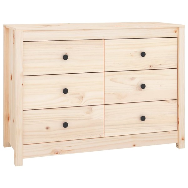 Aparador de madera maciza de pino 100x40x72 cm