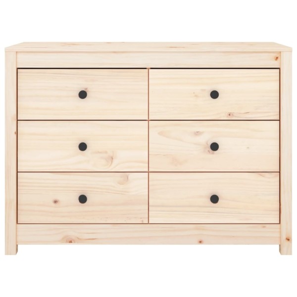 Aparador de madera maciza de pino 100x40x72 cm