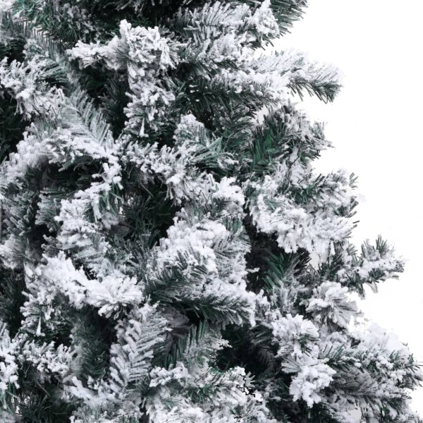 Árbol de Navidad artificial verde con nieve 180 cm