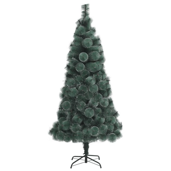 Árbol de Navidad artificial con soporte verde PET 210 cm