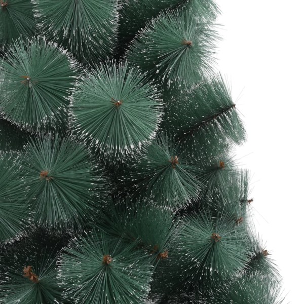 Árbol de Navidad artificial con soporte verde PET 210 cm