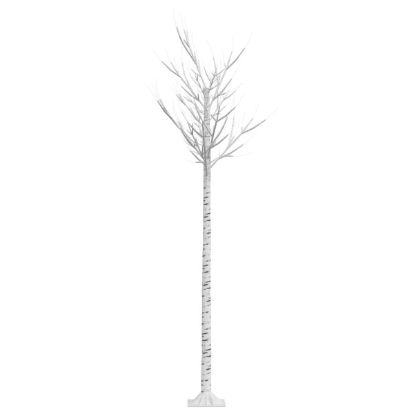 Árbol de Navidad LED blanco cálido sauce interior exterior 2,2m