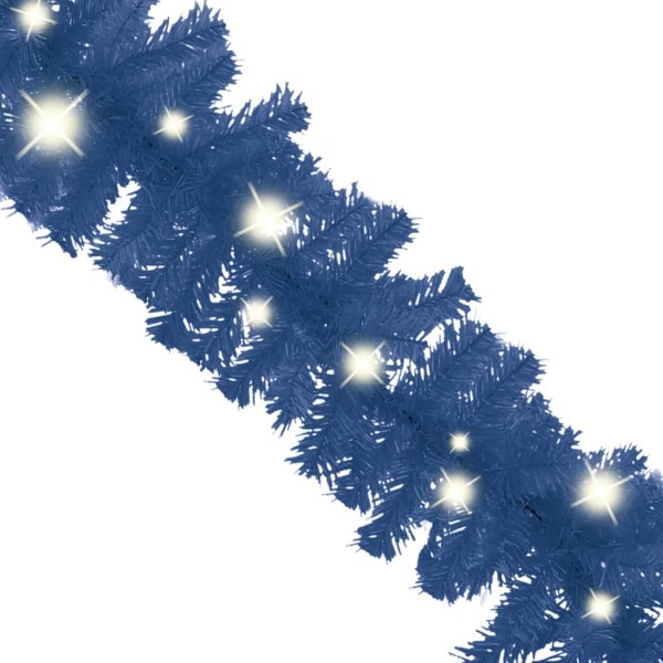 Guirnalda de Navidad con luces LED azul 5 m