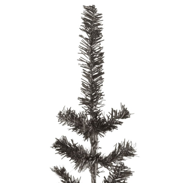 Árbol de Navidad delgado negro 240 cm