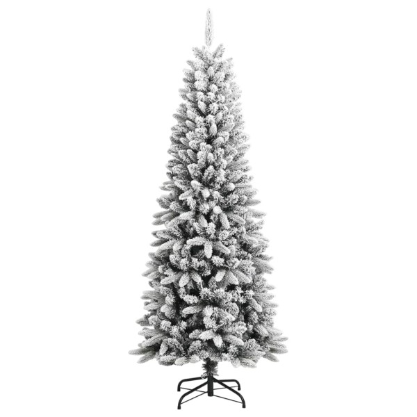 Árbol de Navidad artificial con nieve PVC y PE 180 cm