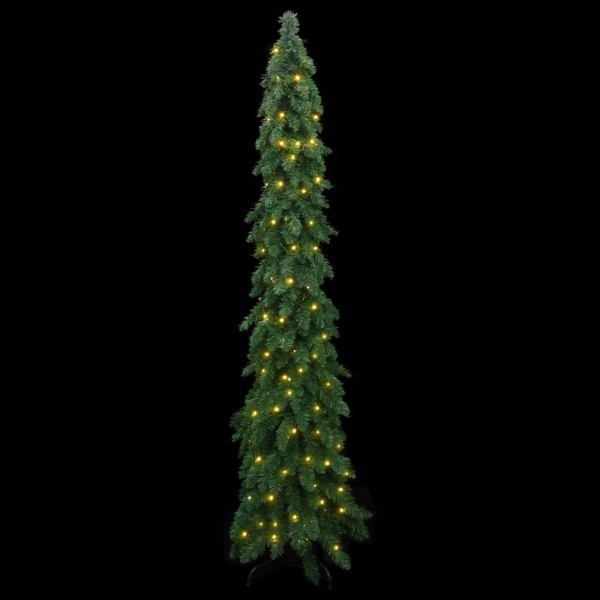 Árbol de Navidad artificial iluminado con 130 LEDs 210 cm