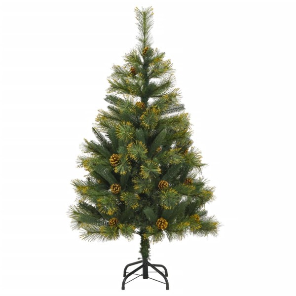 Árbol de Navidad artificial con piñas 120 cm