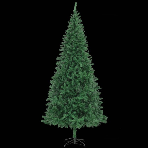 Árbol de Navidad artificial preiluminado con luces verde 300 cm