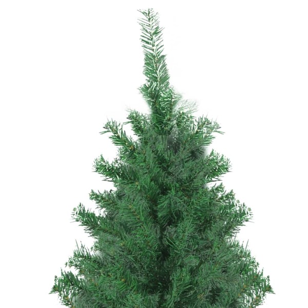 Árbol de Navidad artificial preiluminado con luces verde 300 cm