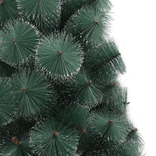 Árbol de Navidad con luces y soporte PET verde 180 cm