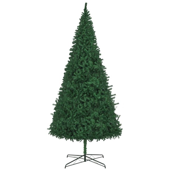 Árbol de Navidad artificial con LED y bolas verde 400 cm