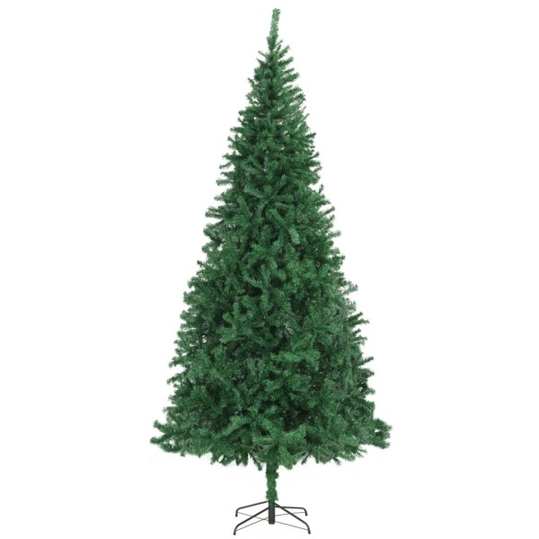 Árbol de Navidad artificial con luces LEDs y bolas verde 300 cm