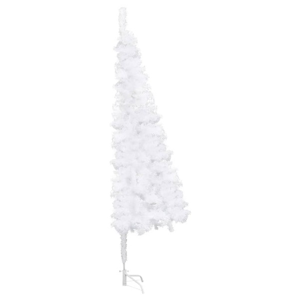 Árbol de Navidad de esquina iluminado con luces blanco 240 cm