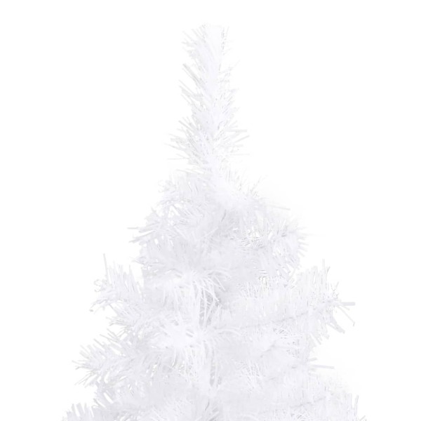 Árbol de Navidad de esquina iluminado con luces blanco 240 cm