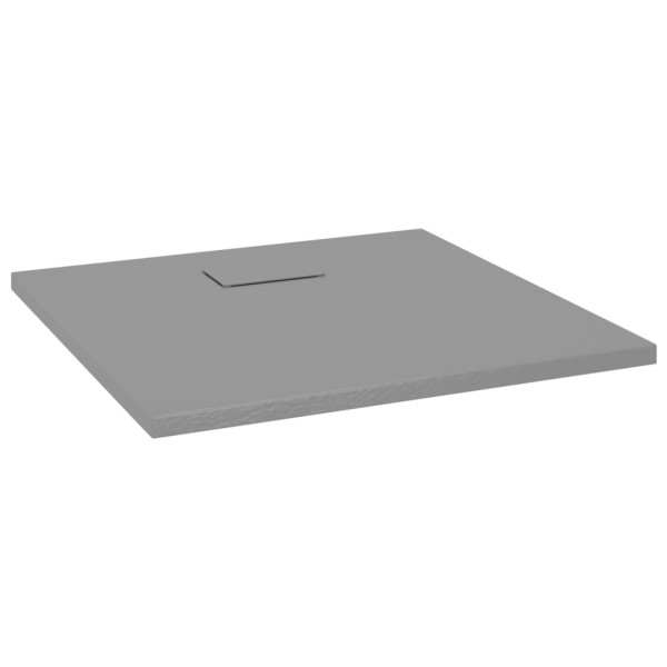 Plato de ducha SMC gris 80x80 cm