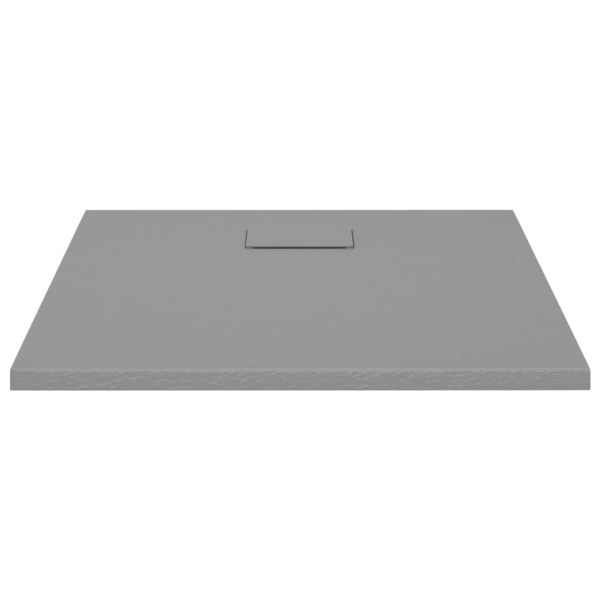 Plato de ducha SMC gris 80x80 cm