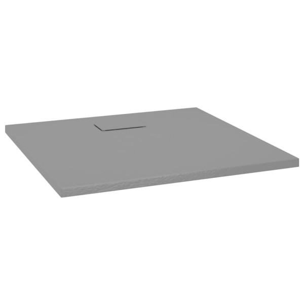 Plato de ducha SMC gris 90x80 cm