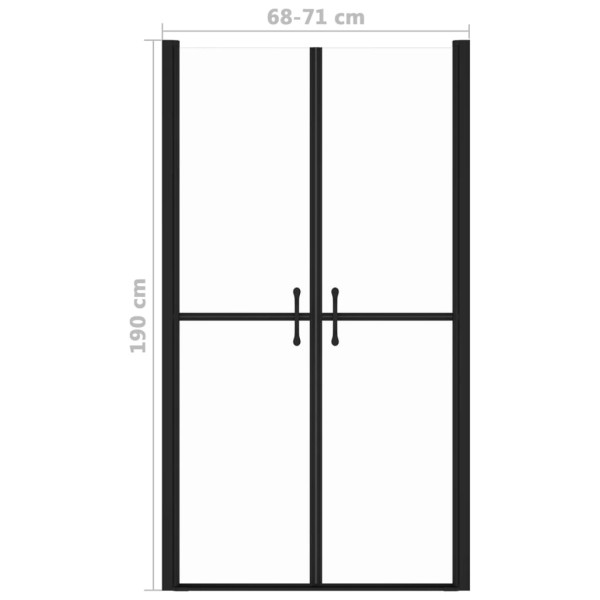 Puerta de ducha transparente (68-71)x190 cm