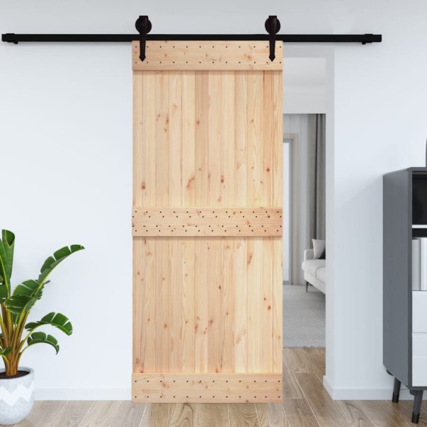 Puerta NARVIK madera maciza pino 100x210 cm