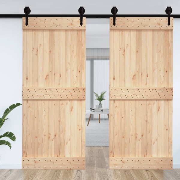 Puerta NARVIK madera maciza pino 100x210 cm