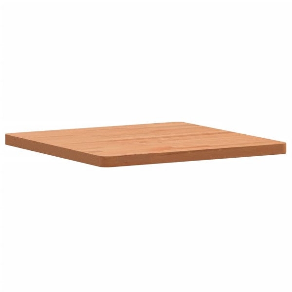 Tablero de mesa cuadrado de madera maciza de haya 50x50x2,5 cm