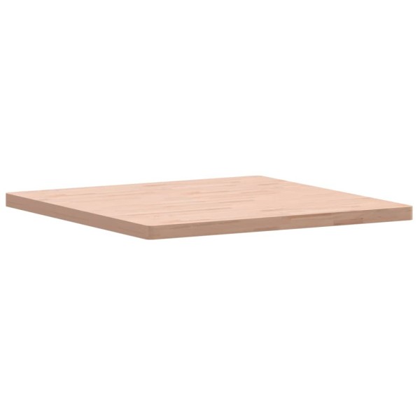 Tablero de mesa cuadrado de madera maciza de haya 90x90x4 cm