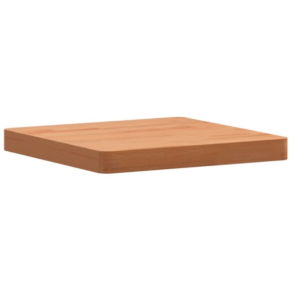 Tablero de mesa cuadrado de madera maciza de haya 40x40x4 cm