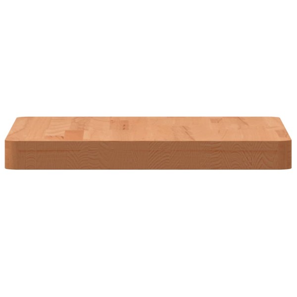 Tablero de mesa cuadrado de madera maciza de haya 40x40x4 cm