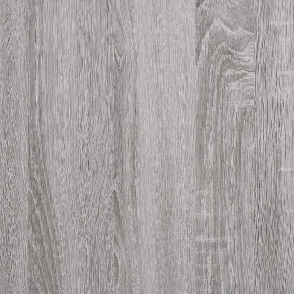 Aparador de madera de ingeniería gris Sonoma 100x35x70 cm