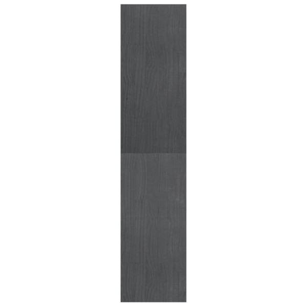 Estantería/divisor de espacios pino macizo gris 40x30x135,5cm