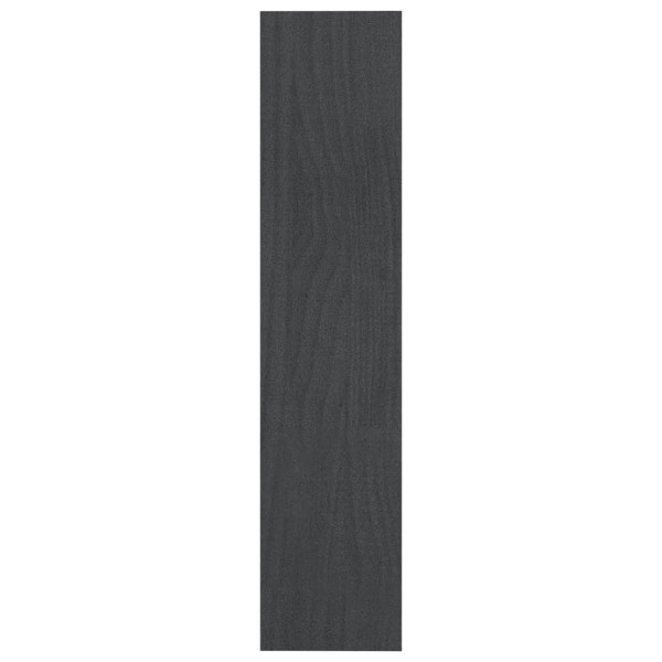 Estantería divisor de espacios madera pino gris 100x30x135,5cm