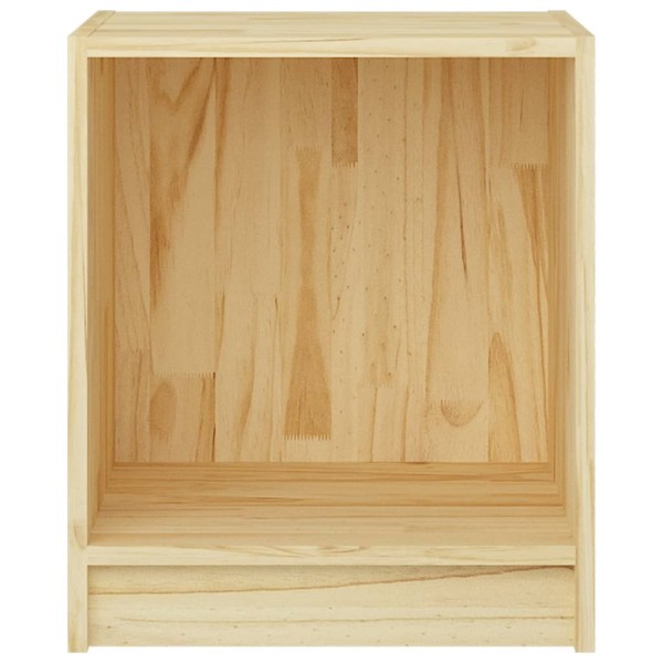 Mesitas de noche 2 uds madera maciza de pino 35,5x33,5x41,5 cm