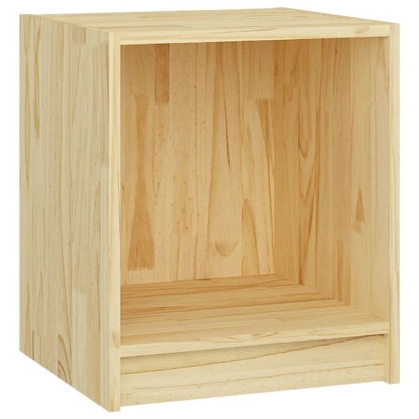 Mesitas de noche 2 uds madera maciza de pino 35,5x33,5x41,5 cm