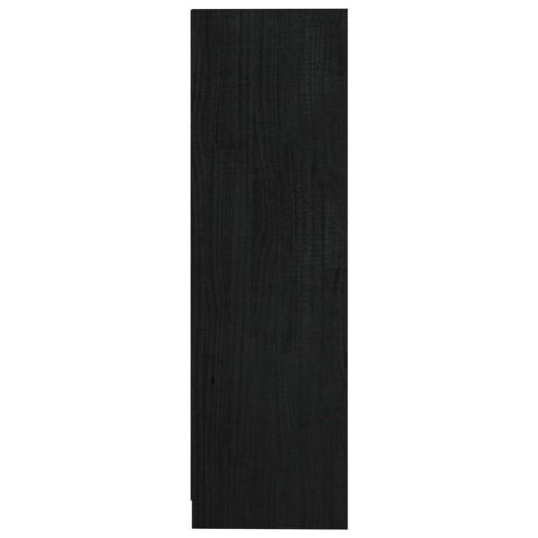 Estantería/divisor de espacios madera pino negro 104x33,5x110cm