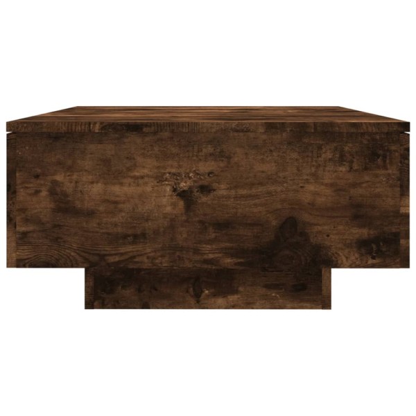 Mesa de centro madera contrachapada roble ahumado 90x60x31 cm