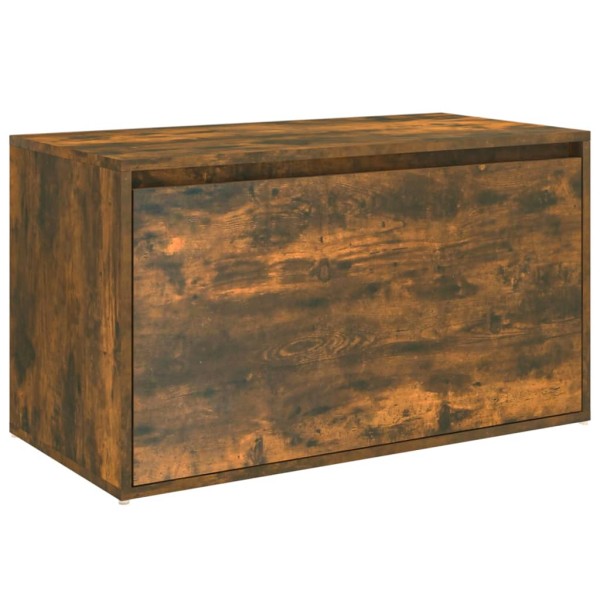 Banco pasillo madera contrachapada roble ahumado 80x40x45 cm