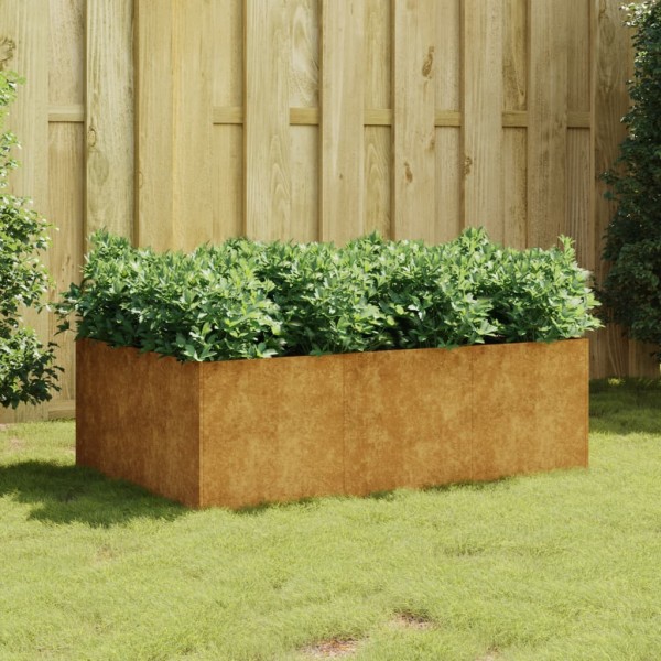 Jardinera acero corten 120x80x40 cm