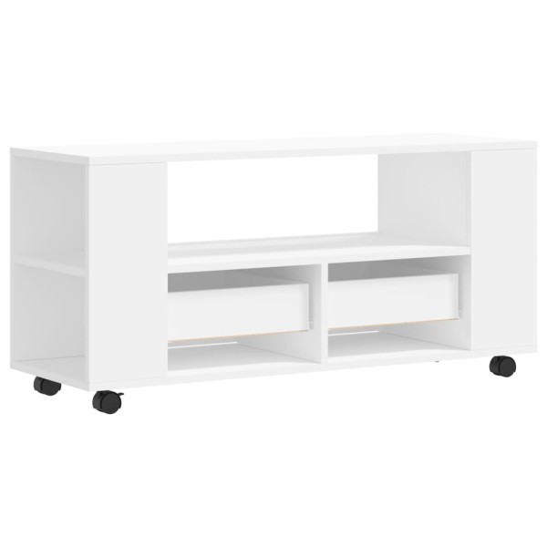 Mueble para TV madera de ingeniería blanco 102x34,5x43 cm